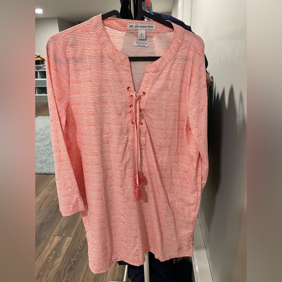 SOUTHERN TIDE, WOMEN'S HALEY INTERCOASTAL TUNIC (PINK) - Picture 1 of 4